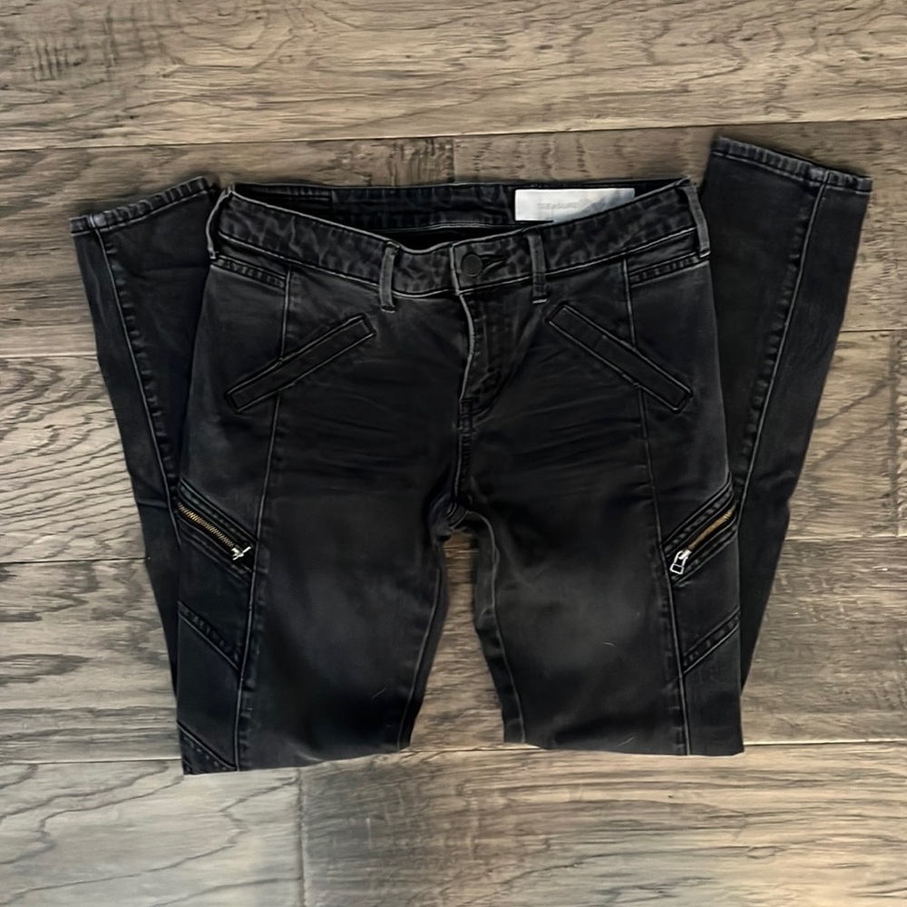 Treasure & bond black motto denim jeans Size 27